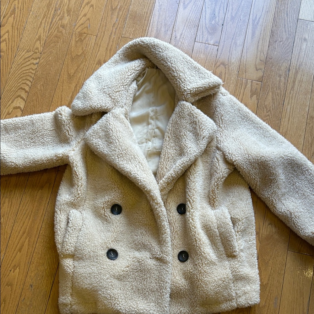 Cozy Cream free people Jacket